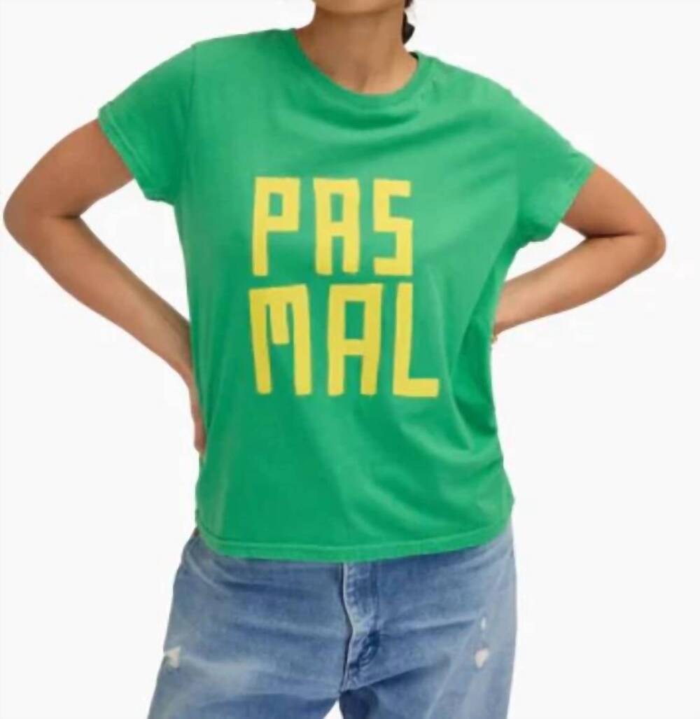 NEW CLARE V. classic tee in green